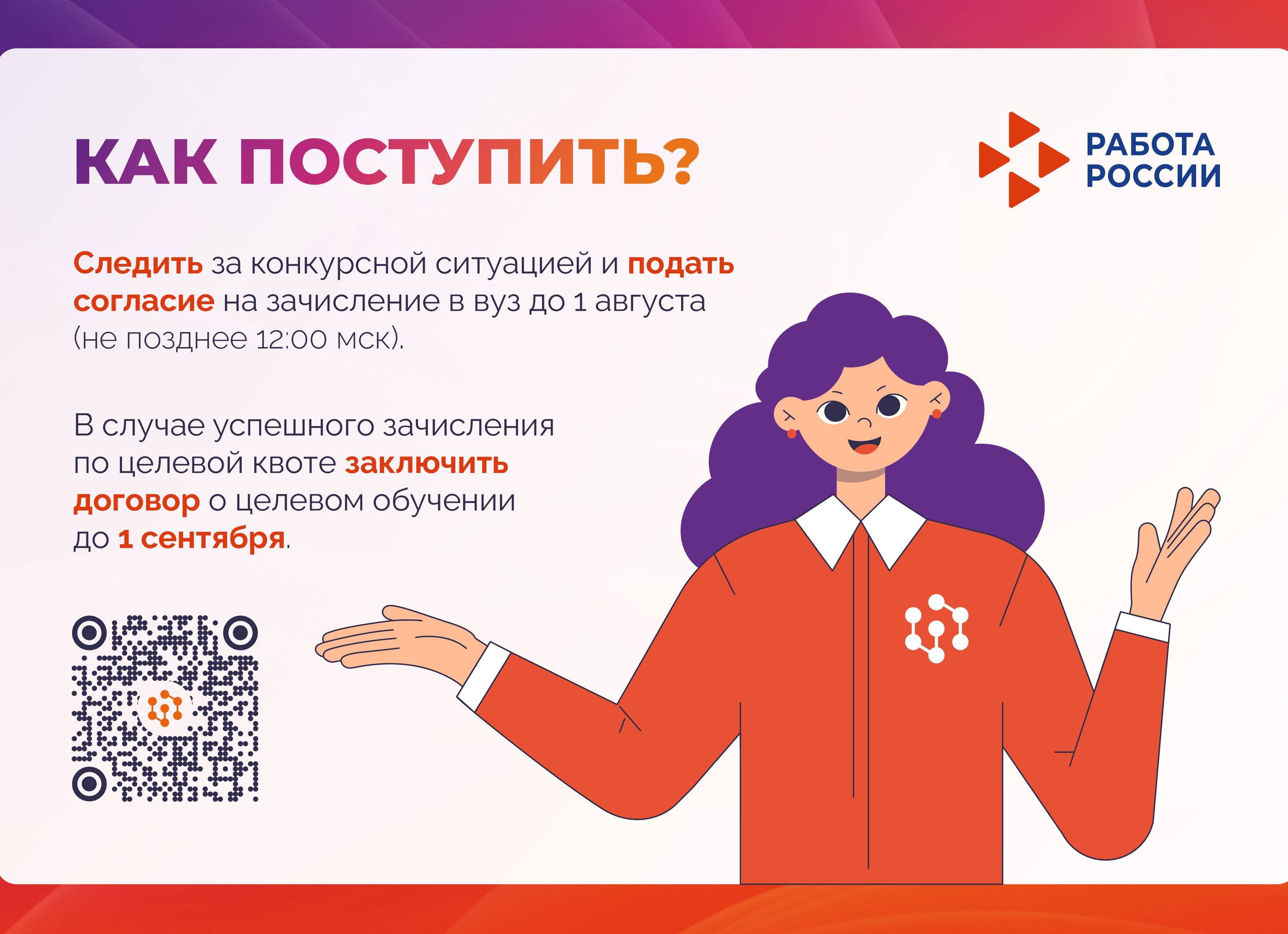 Поступление в организацию среднего профессионального образования (колледж)